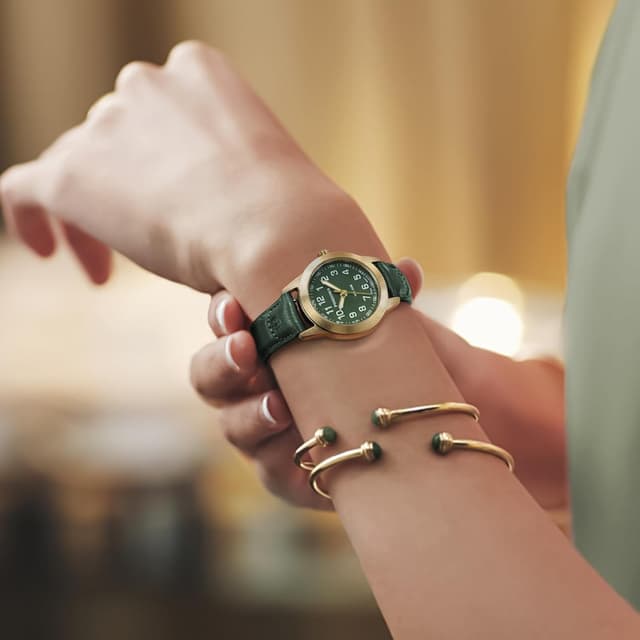 Thumbnail 6 de PINDOWS Damenuhr Quarz mit Lederarmband