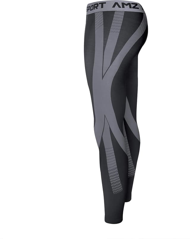 Detalle de AMZSPORT Leggings Compression Cool Dry – collants de gym à séchage rapide