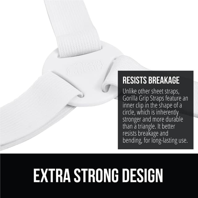 Detalle 2 de GORILLA GRIP Bed Sheet Holders 4 Pack