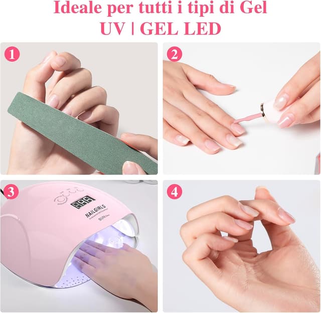 Detalle 2 de NAILGIRLS Lampada UV 220W per unghie