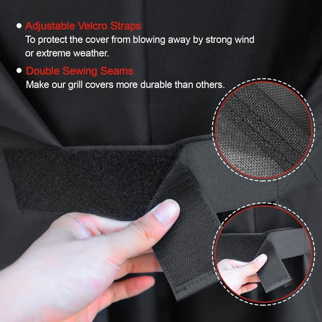 Thumbnail 3 de Weber housse barbecue robuste PU 170x68x119 cm