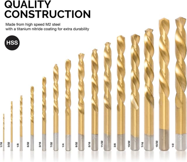 Thumbnail 1 de Lot de 15 forets gauchers NEIKO 10037A ⚙