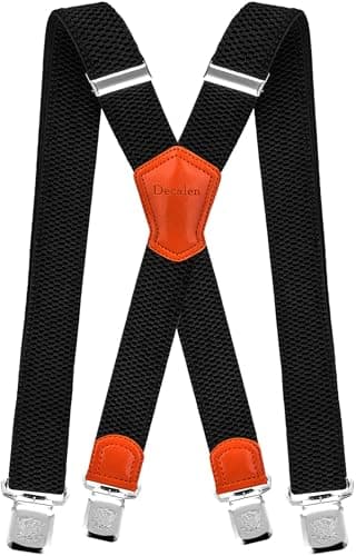 Imagen de Decalen Mens Braces 4 cm wide adjustable suspenders en OfertitasTOP