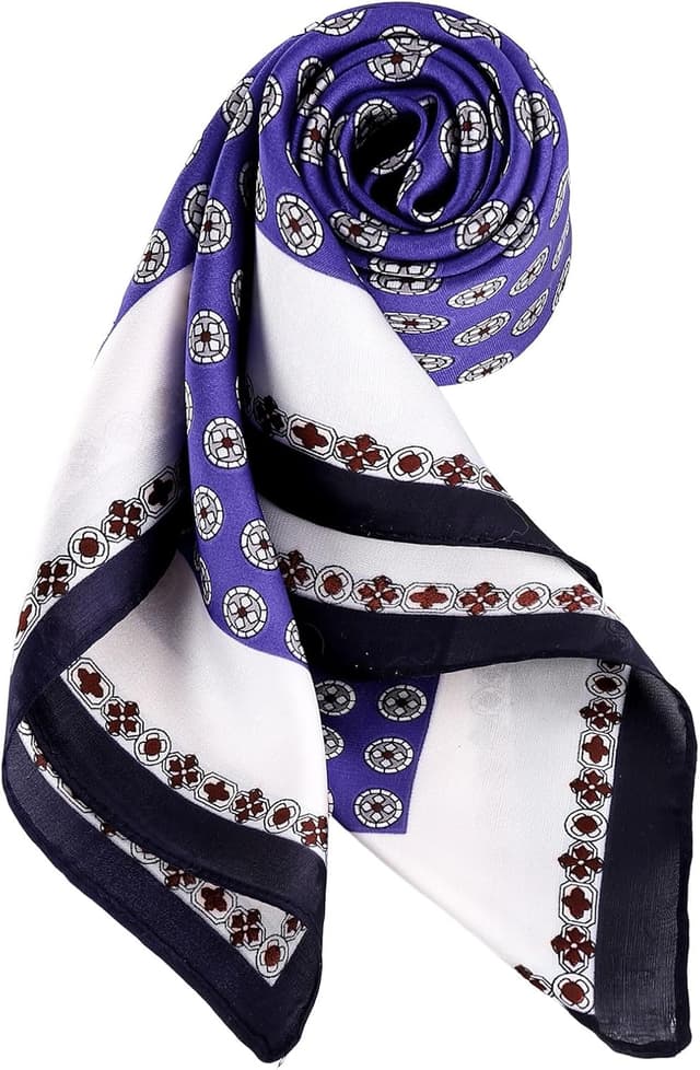 Imagen de DAMILY Vintage Bandana Herren 70x70 cm Seidig en OfertitasTOP