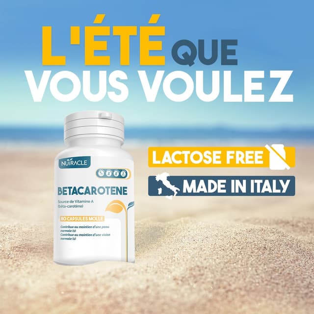 Thumbnail 5 de Nutracle Bêta-Carotène 438 mg 80 perles