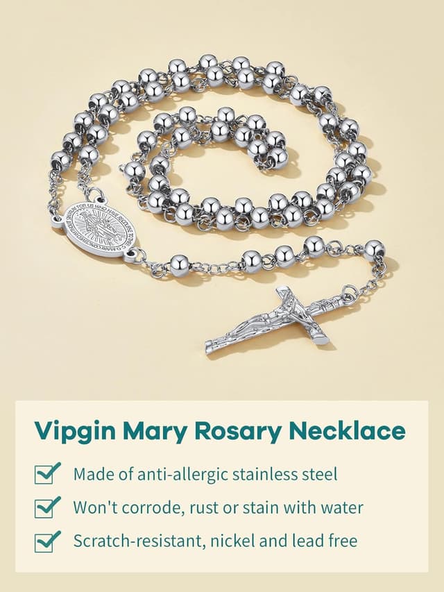 Detalle 2 de Supcare Collana rosario 66+16 cm