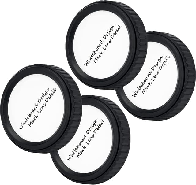 Detalle de JJC Markable Rear Lens Caps (Pack of 4) for Canon EF/EF-S Lenses