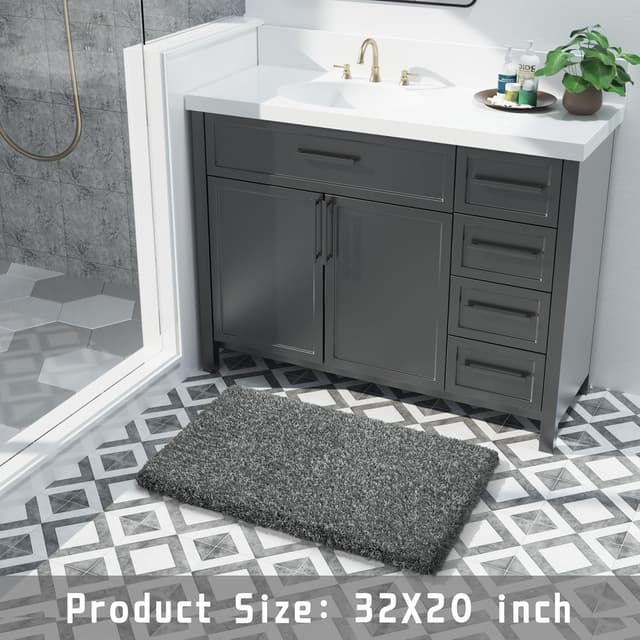 Thumbnail 5 de Yimobra Bath Rug 32x20 Ultra-Soft Bath Mat