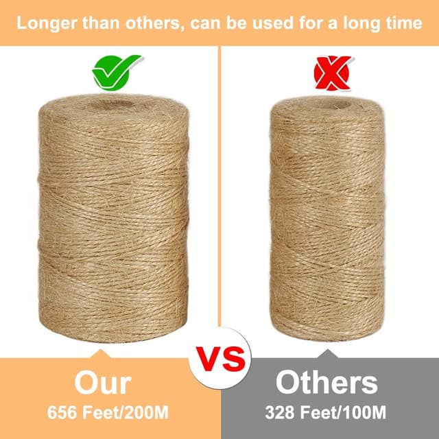 Thumbnail 2 de Vivifying 200m Jute-Schnur 1mm für Garten