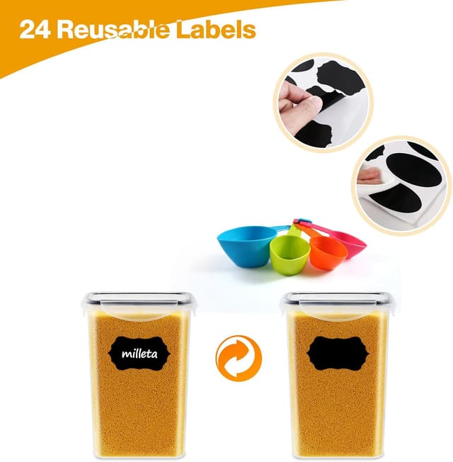 Thumbnail 5 de YASHE 24Pack airtight food storage containers 🍱