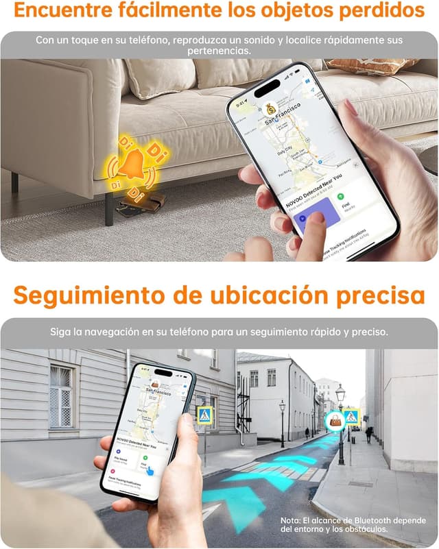 Thumbnail 3 de NOVOO Air Tag Card Tracker Bluetooth