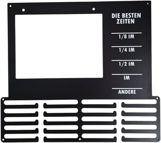 Detalle de RUNGIFT Triathlon Medaillenhalter 50+ Medaillen