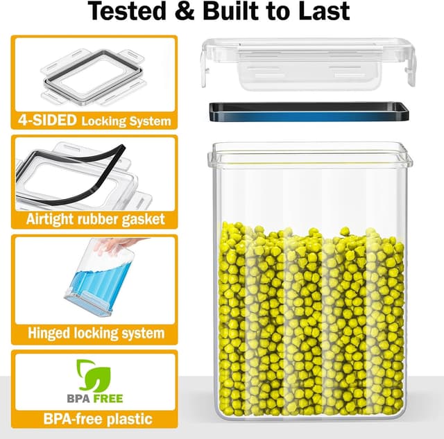 Thumbnail 3 de PurKeep 24 Stück luftdichte Vorratsdosen
