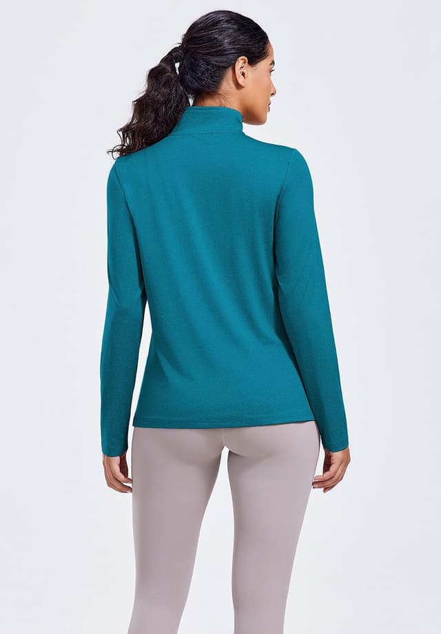 Detalle 2 de Maglia sportiva UPF 50+ con zip 1/4