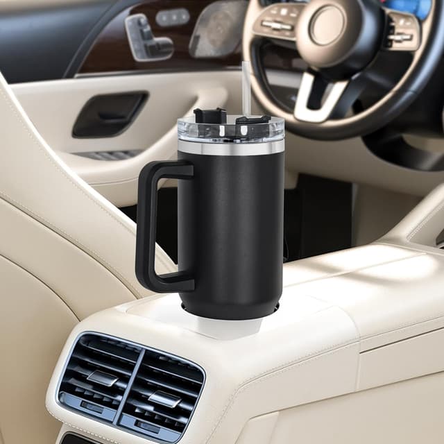 Detalle de FECBK 40oz insulated tumbler 1.2L, leak proof