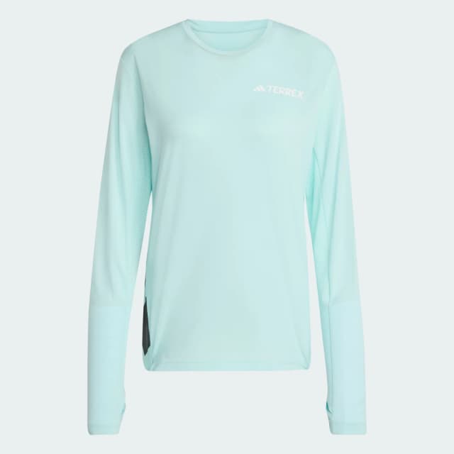 Detalle 2 de adidas Terrex Xperior Climacool+ camiseta de manga larga turquesa