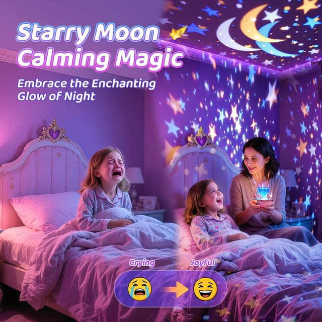 Thumbnail 6 de One Fire Night Light 1200mAh rechargeable kids projector