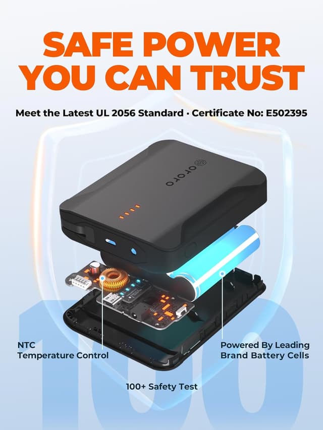 Detalle de ORORO Upgraded Battery Women’s Lightweight Heated Gilet with Heated Collar