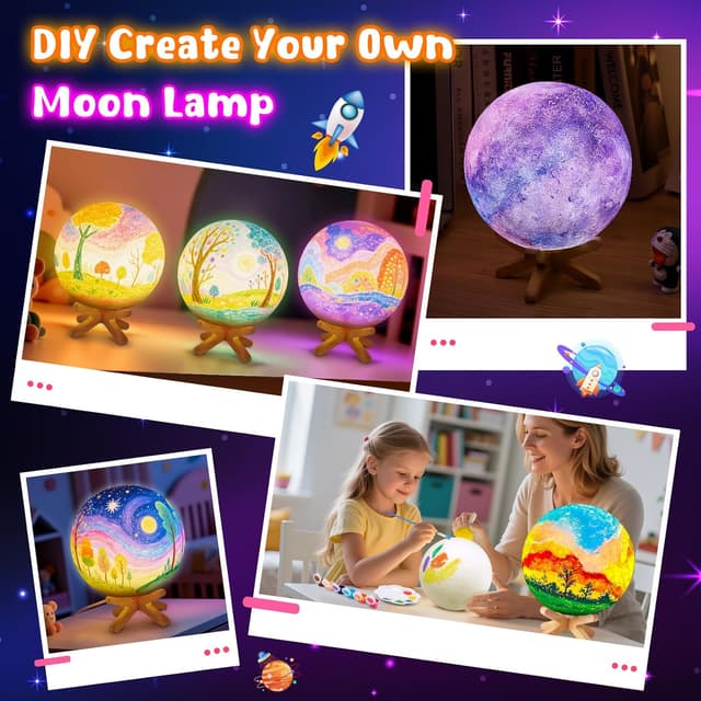 Detalle de Toyzey Moon Lamp Craft Set 12 Years
