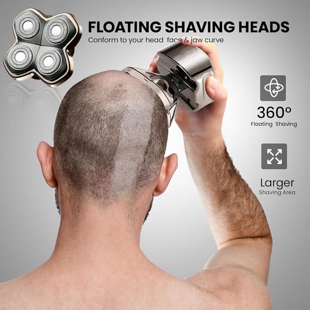 Detalle de AUDOC Skull Shaver blade set, 3 pcs