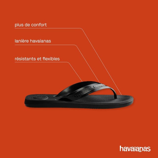 Detalle de Havaianas Top Heróis DC : tongs confortables et légères pour adultes unisex