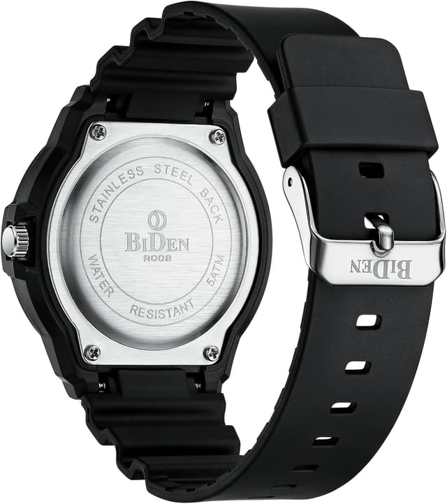 Detalle 2 de HANPOSH Herren Uhr Analog Quarz 42 mm