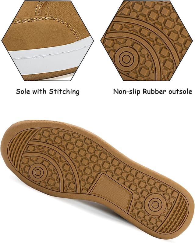 Detalle de LANGDU Baskets homme sneakers casual en toile perforée respirante (41 à 46)