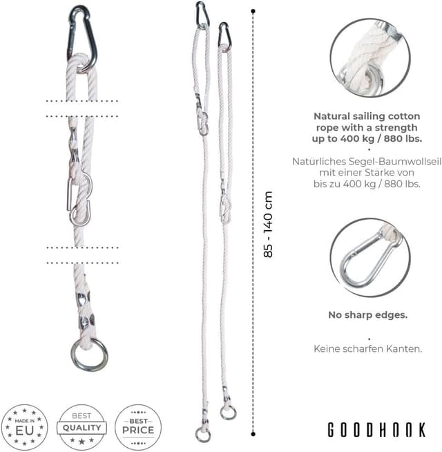 Thumbnail 1 de MAMOI Corda per Altalena 50 kg 🪢