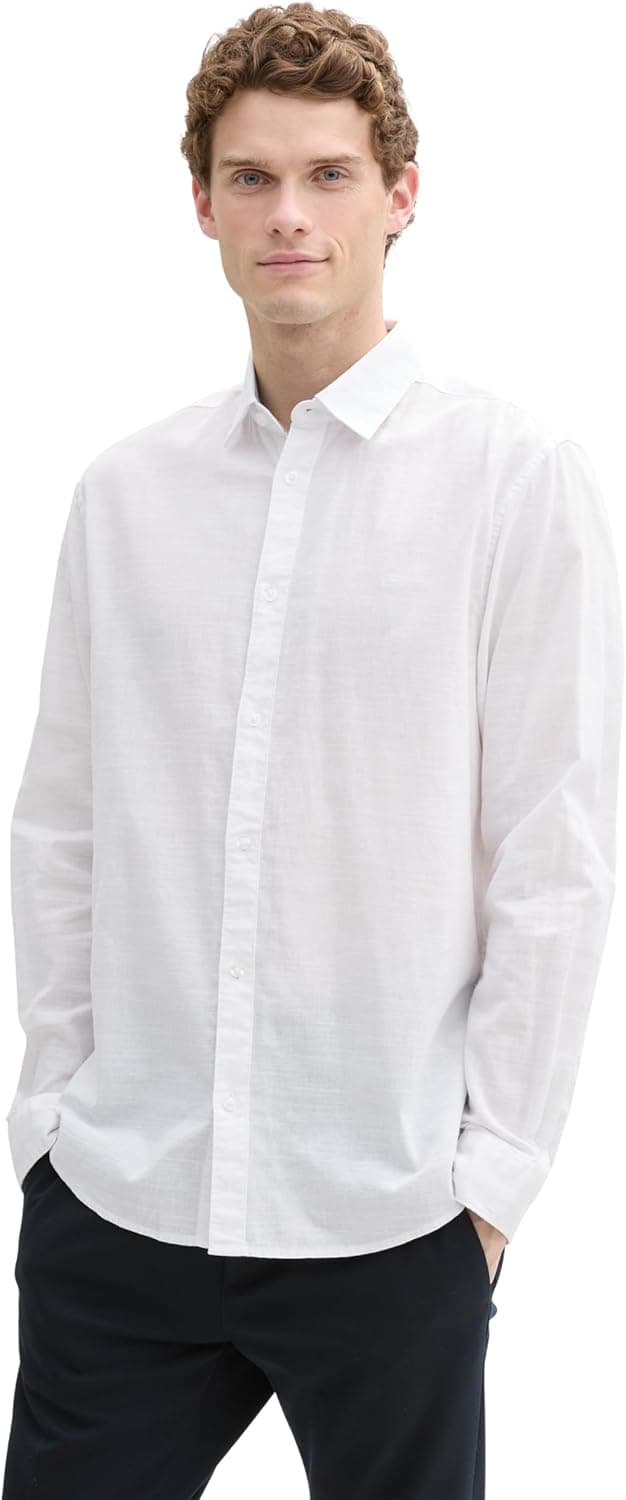 Thumbnail 6 de Tom Tailor Camicia da uomo a maniche lunghe modello 1045087