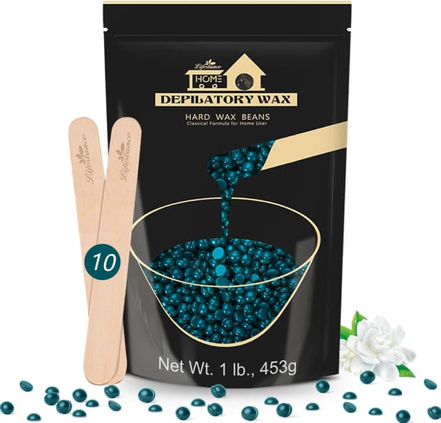 Imagen de Lifestance 450 g perline di cera verde scuro per depilazione en OfertitasTOP