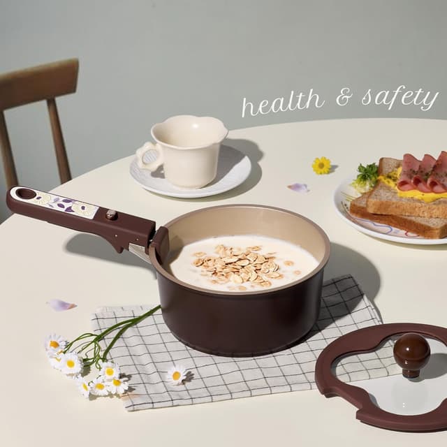 Thumbnail 3 de CAROTE 5pcs Pots and Pans Set nonstick, detachable handle