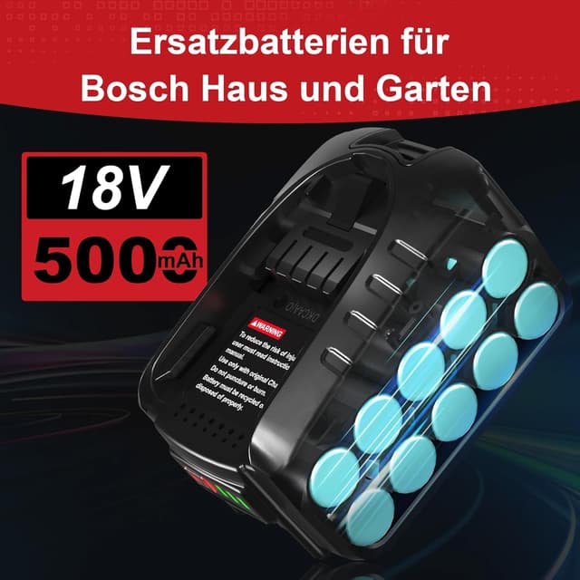 Thumbnail 1 de Bosch 18V Ersatzakku 5000mAh für Gartenwerkzeuge