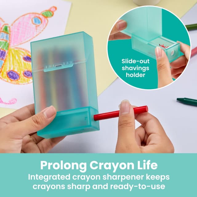 Detalle 2 de LockerMate Crayon Box with Sharpener 24-pack ๐