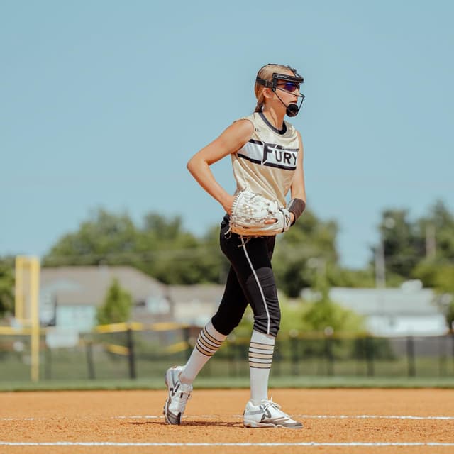 Detalle de RIP-IT Original Defense Youth Softball Face Mask (Lightweight, Breathable)