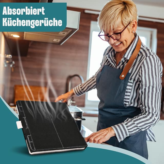 Thumbnail 6 de 2 Aktivkohlefilter für Dunstabzugshauben (Kompatibel u. a. Bosch DHZ5325, Siemens LZ53251, Neff Z5101X1) – Ersatzset mit Geruchsfilter