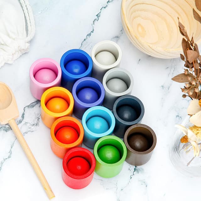 Thumbnail 6 de Montessori Spielzeug 12 Kugeln