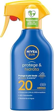 Detalle de NIVEA SUN Protege & Hidrata Spray Solar FP20 🌞 270 ml