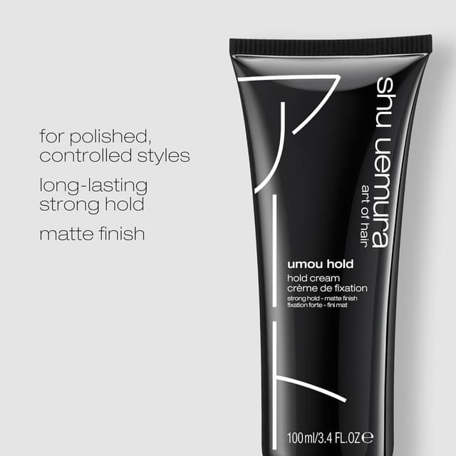 Detalle 2 de Shu Uemura Art of Hair Umou Hold – Crema modellante Umou, tenuta forte, finish opaco e setoso (100 ml)