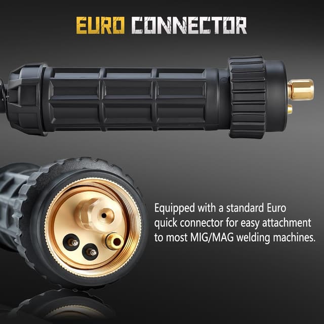 Detalle de BOSYTRO Torcia di Saldatura MIG/MAG MB15AK con filo 4 m e set da 22 pezzi