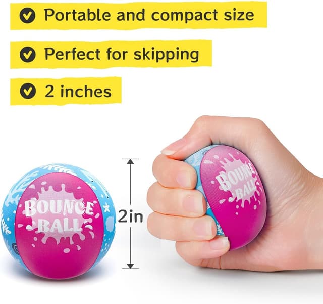 Detalle de KmmiFF Wasser Sprungball im 2er-Set – Bounce Balls für Strand, See und Pool (Kinder 5–12 Jahre)