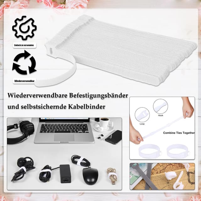 Thumbnail 4 de MiuCo Kabelmanagement Set 100 Stück