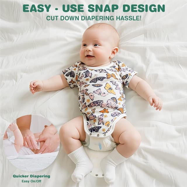 Thumbnail 4 de Vicloon Body Neonato 0-12 Mesi in 100% Cotone