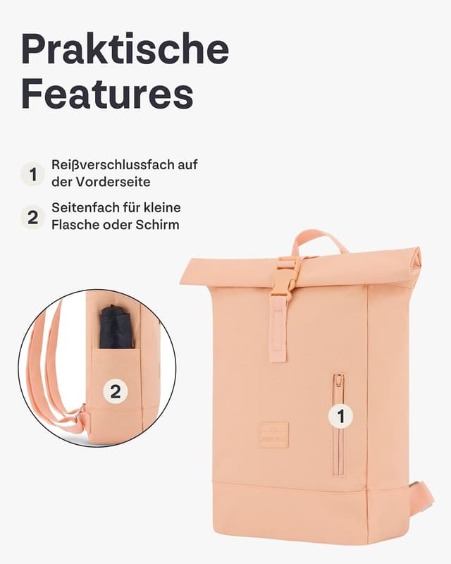 Thumbnail 5 de Kleiner Rolltop Daypack 12 Zoll