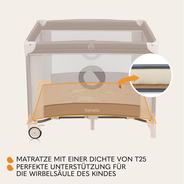 Detalle 2 de LIONELO BONNIE Laufgitter bis 15 kg (seitlicher Zugang mit Reißverschluss) inkl. Tragetasche