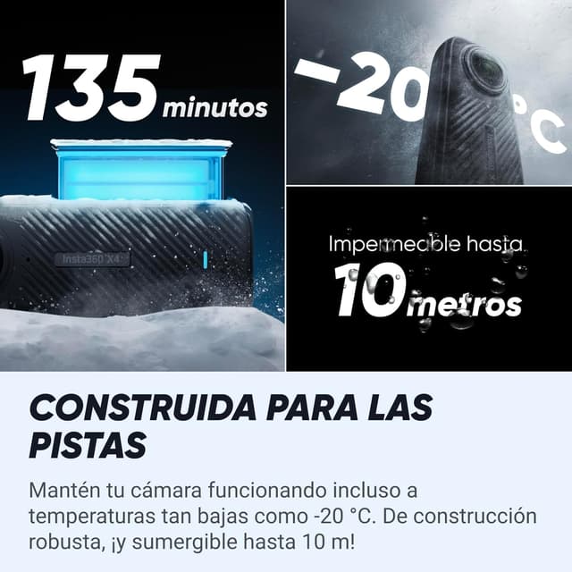 Thumbnail 6 de Insta360 X4 Cámara 360 8K para snowboard