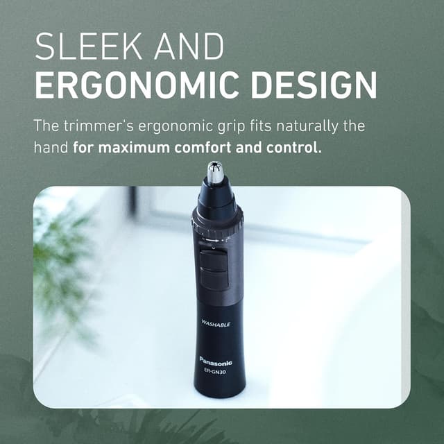Thumbnail 5 de Panasonic ER-GN30-H Nose Trimmer 1 AA ✂