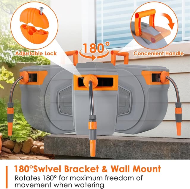 Thumbnail 5 de TLGREEN Avvolgitubo Giardino Retrattile 30m