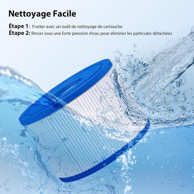 Thumbnail 6 de KGC S1 filtre spa 6 pièces 10,6cm