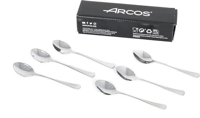 Imagen de Arcos Serie Madrid - Set 6 Cucharas de Café con Regalo en OfertitasTOP