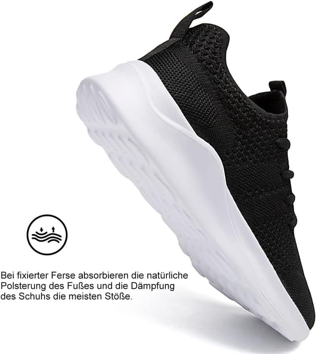 Detalle de LANGFEUU Damen Turnschuhe Sneaker – leichte, atmungsaktive Sneaker für Gehen, Joggen und Outdoor